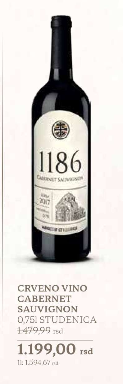 CRVENO VINO CABERNET SAUVIGNON