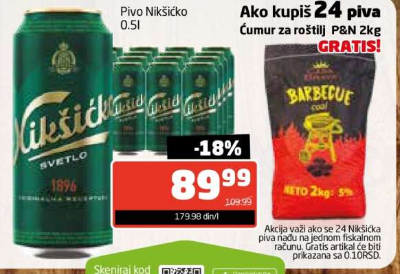 Pivo Nikšićko 0.5l
