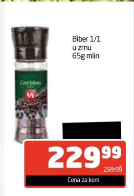 Biber 1/1 u zrnu 65g mlin