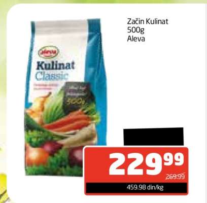 Začin Kulinat 500g Aleva