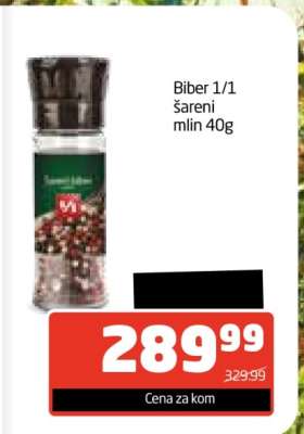 Biber 1/1 šareni mlin 40g