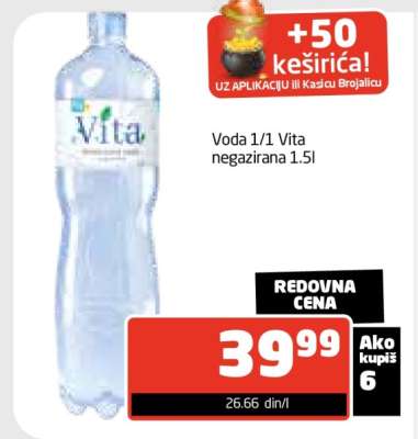 Voda 1/1 Vita negazirana 1.5l