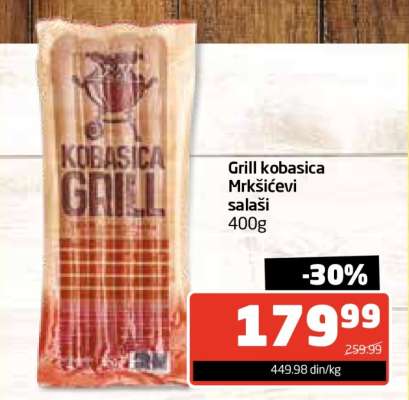 Grill kobasica Mrkšićevi salaši