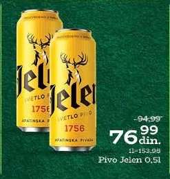 Pivo Jelen 0,5l