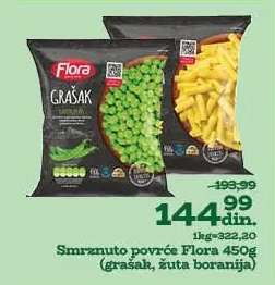 Smrznuto povrće Flora 450g