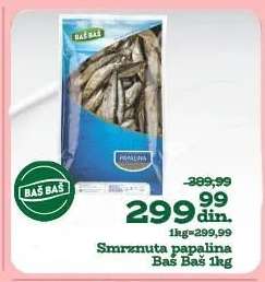 Smrznuta papalina Baš Baš 1kg
