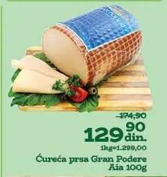 Ćureća prsa Gran Podere AIA, 100g