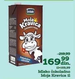 Mleko čokoladno Moja Kravica 1l