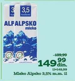 Mleko Alpsko 3,5% m.m. 1l