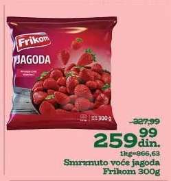 Smrznuto voće jagoda Frikom 300g