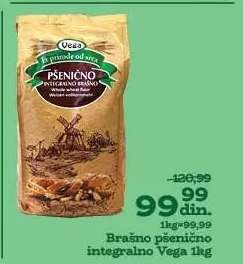 Brašno pšenično integralno Vega 1kg