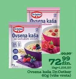 OVSENA KAŠA Dr. Oetker