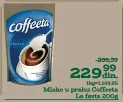 Mleko u prahu Coffeeta La festa 200g