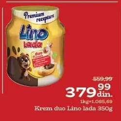 Krem duo Lino lada 350g