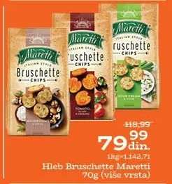 Hleb Bruschette maretti
