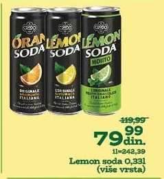 Lemon soda