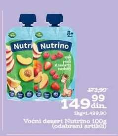 Voćni dezert Nutrino 100g