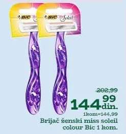 Brijač ženski miss soleil colour Bic 1 kom.