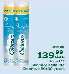 Blaznice aqua life Cotoneve 80+20 gratis