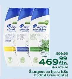 Šampon za kosu H&S