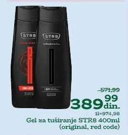 Gel za tuširanje STR8 400ml (original, red code)