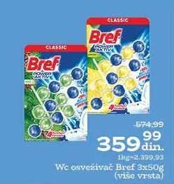 WC osveživač Bref 3x50g