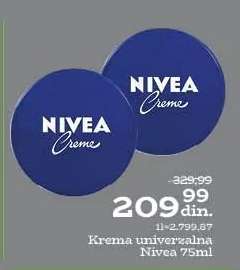 Krema univerzalna Nivea 75ml