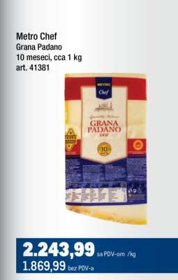 Metro Chef Grana Padano