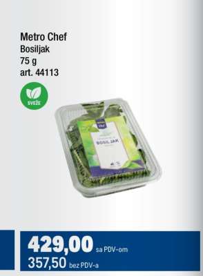 Metro Chef Bosiljak