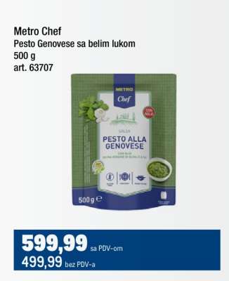 Metro Chef Pesto Genovese sa belim lukom