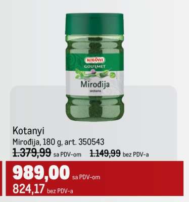 Kotanyi Mirođija