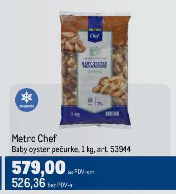 Metro Chef Baby Oyster pečurke