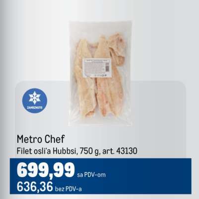 Metro chef Filet oslića Hubbsi