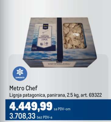 Metro Chef Lignja patagonica, panirana