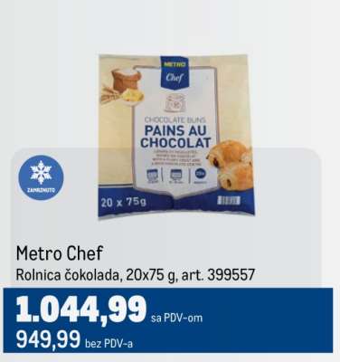 Metro Chef Rolnica čokolada