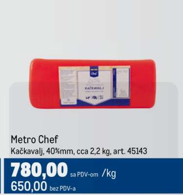 Metro Chef Kačkavalj