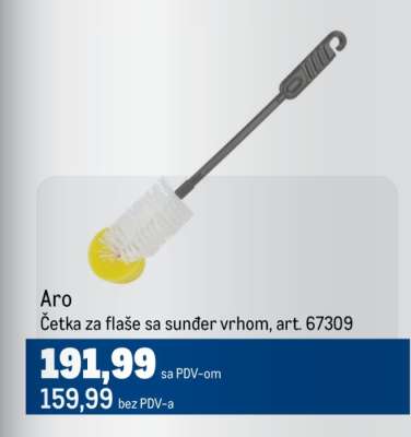 Aro Četka za flaše sa sunđer vrhom, art. 67309