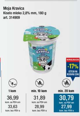 MOJA KRAVICA KISELO MLEKO