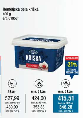 Homoljska bela kriška