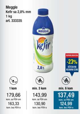 Meggle Kefir sa 2,8% mm