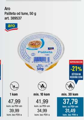 Aro Pašteta od tune, 50 g