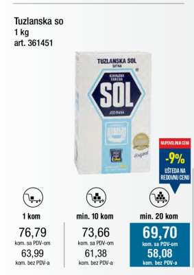 Tuzlanska so 1 kg