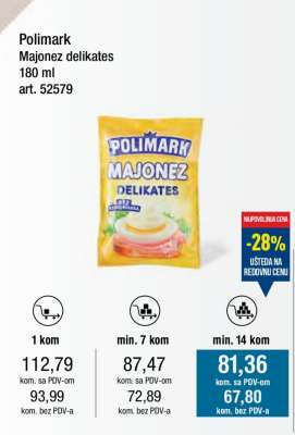 Polimark Majonez delikates