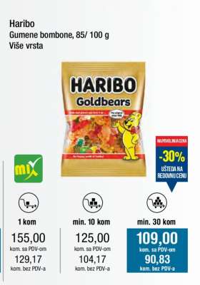 HARIBO GUMENE BOMBONE