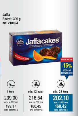 Jaffa biskvit 300 g