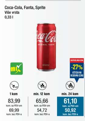Coca-Cola, Fanta, Sprite