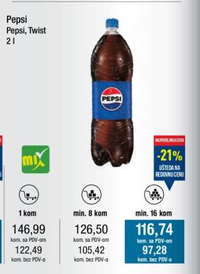 Pepsi, Twist 2 l