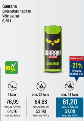 Guarana Energetski napitak