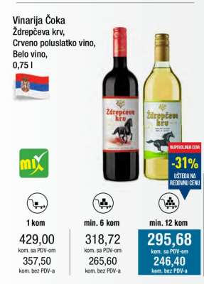Vinarija Čoka Ždrepčeva krv