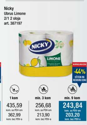 Nicky Ubrus Limone